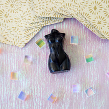 Load image into Gallery viewer, Black Obsidian Goddess Carving