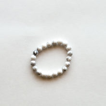 Load image into Gallery viewer, White Howlite Bracelet, for Patience