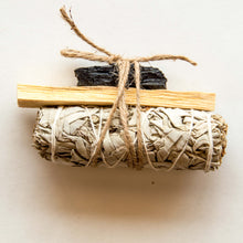 Load image into Gallery viewer, Crystal Smudge Stick Bundle