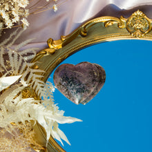 Load image into Gallery viewer, Peruvian Rhodonite Crystal Heart for Discovering your Purpose