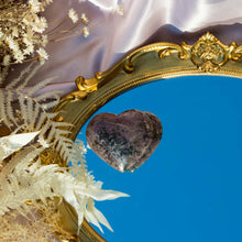 Load image into Gallery viewer, Peruvian Rhodonite Crystal Heart for Discovering your Purpose