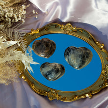 Load image into Gallery viewer, Black Moonstone Heart Crystals for your Intuition