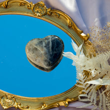 Load image into Gallery viewer, Black Moonstone Heart Crystals for your Intuition
