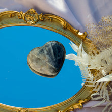 Load image into Gallery viewer, Black Moonstone Heart Crystals for your Intuition