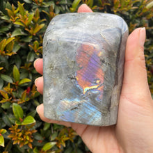 Load image into Gallery viewer, Polished Purple Rainbow Labradorite Stone Freeform for Intuition and Trust in the Universe