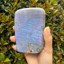 Load image into Gallery viewer, Polished Purple Rainbow Labradorite Stone Freeform for Intuition and Trust in the Universe