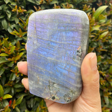 Load image into Gallery viewer, Polished Purple Rainbow Labradorite Stone Freeform for Intuition and Trust in the Universe