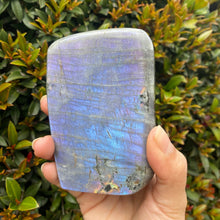 Load image into Gallery viewer, Polished Purple Rainbow Labradorite Stone Freeform for Intuition and Trust in the Universe