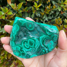 Load image into Gallery viewer, Natural Malachite Crystal Semi Polished Freeform for Transformation