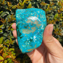 Load image into Gallery viewer, Natural Blue Chrysocolla Stone with Green Malachite