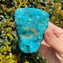 Load image into Gallery viewer, Natural Blue Chrysocolla Stone with Green Malachite