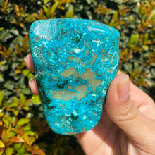 Load image into Gallery viewer, Natural Blue Chrysocolla Stone with Green Malachite