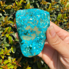 Load image into Gallery viewer, Natural Blue Chrysocolla Stone with Green Malachite