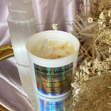 Load image into Gallery viewer, Money Magnet Crystal Candle