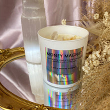 Load image into Gallery viewer, Money Magnet Crystal Candle