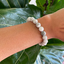 Load image into Gallery viewer, White Howlite Bracelet, for Patience