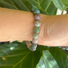 Load image into Gallery viewer, Colorful Moss Agate Bracelet for Prosperity & Wealth