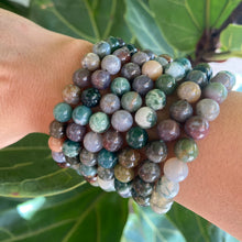 Load image into Gallery viewer, Colorful Moss Agate Bracelet for Prosperity & Wealth