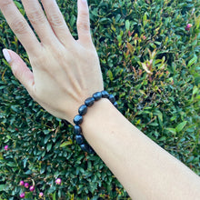 Load image into Gallery viewer, Shungite Nugget Bracelet for EMF protection