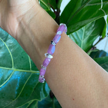 Load image into Gallery viewer, Natural Ruby and Petroleum Quartz Genuine Bracelet for Goal Setting & Deep Connection