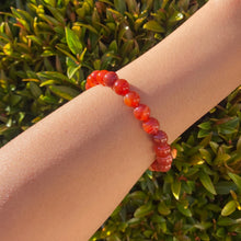 Load image into Gallery viewer, Red Carnelian Bracelet for Creativity & Courage