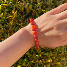 Load image into Gallery viewer, Red Carnelian Bracelet for Creativity & Courage