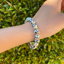 Load image into Gallery viewer, Dalmatian Jasper Bracelet for  Nurturing your Inner Child