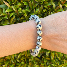 Load image into Gallery viewer, Dalmatian Jasper Bracelet for  Nurturing your Inner Child