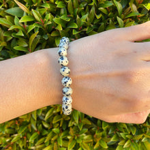 Load image into Gallery viewer, Dalmatian Jasper Bracelet for  Nurturing your Inner Child