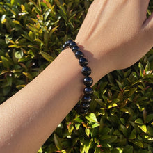 Load image into Gallery viewer, Black Obsidian Crystal Bead Bracelet for Protection & Truth