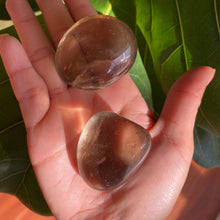 Load image into Gallery viewer, Polished Smoky Quartz Tumbled Palm Stones for Grounding & Balance