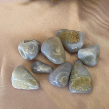 Load image into Gallery viewer, Natural Tumbled Blue Lace Agate for Communication & Anxiety