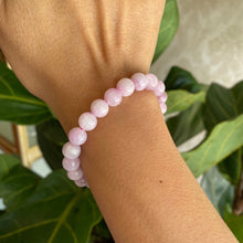 Load image into Gallery viewer, Light Pink Kunzite Crystal Bead Bracelet