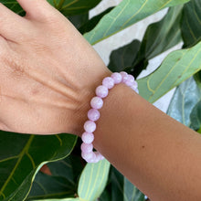 Load image into Gallery viewer, Light Pink Kunzite Crystal Bead Bracelet