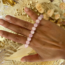Load image into Gallery viewer, Light Pink Kunzite Crystal Bead Bracelet