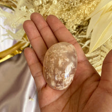 Load image into Gallery viewer, Polished Flower Agate Crystal Palm Stone, for Growth