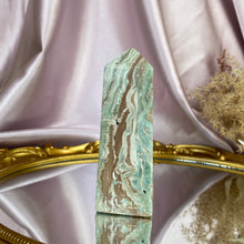 Load image into Gallery viewer, Blue Aragonite Tower for Patience & Acceptance