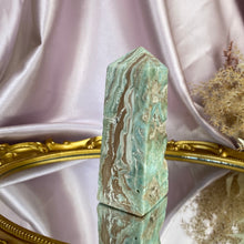 Load image into Gallery viewer, Blue Aragonite Tower for Patience & Acceptance