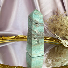 Load image into Gallery viewer, Blue Aragonite Tower for Patience & Acceptance