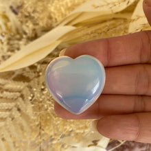 Load image into Gallery viewer, Polished Opalite Heart for Anxiety & Good Fortune