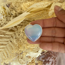 Load image into Gallery viewer, Polished Opalite Heart for Anxiety & Good Fortune