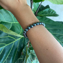 Load image into Gallery viewer, Hematite Crystal Bead Bracelet for Grounding & Calmness