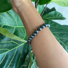 Load image into Gallery viewer, Hematite Crystal Bead Bracelet for Grounding & Calmness