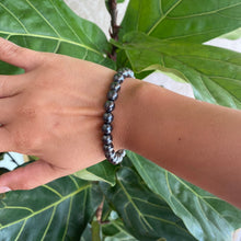 Load image into Gallery viewer, Hematite Crystal Bead Bracelet for Grounding & Calmness