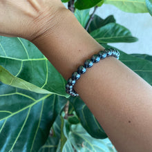 Load image into Gallery viewer, Hematite Crystal Bead Bracelet for Grounding & Calmness