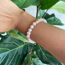 Load image into Gallery viewer, Flower Agate Crystal Bead Bracelet for Blossoming to your Potential