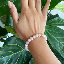 Load image into Gallery viewer, Flower Agate Crystal Bead Bracelet for Blossoming to your Potential