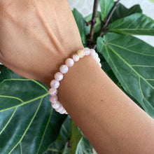 Load image into Gallery viewer, Flower Agate Crystal Bead Bracelet for Blossoming to your Potential