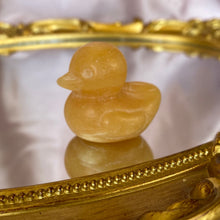 Load image into Gallery viewer, Orange Calcite Carved Duck