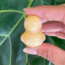 Load image into Gallery viewer, Orange Calcite Carved Duck